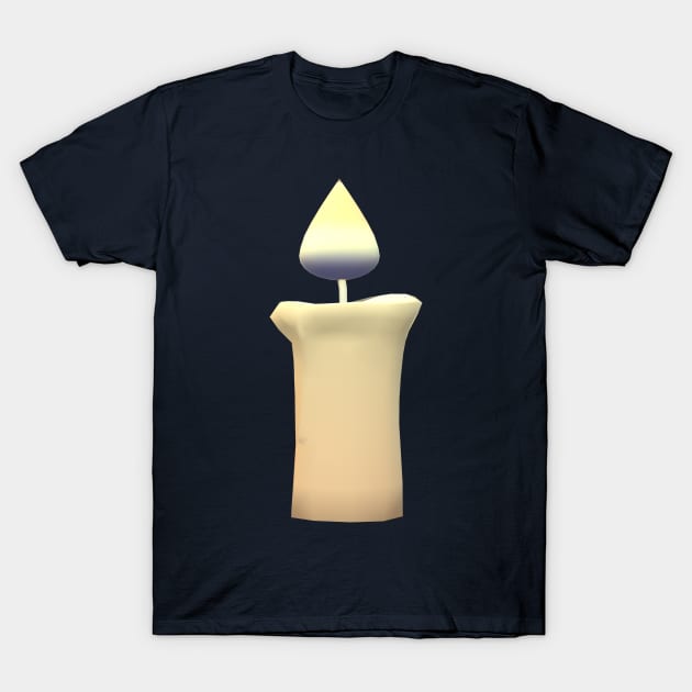 floating Candle T-Shirt by MOUKI